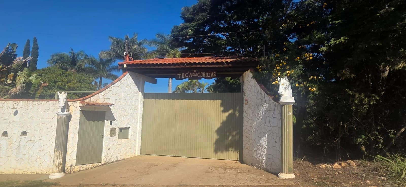Paisagem próxima à entrada da Toca das Corujas